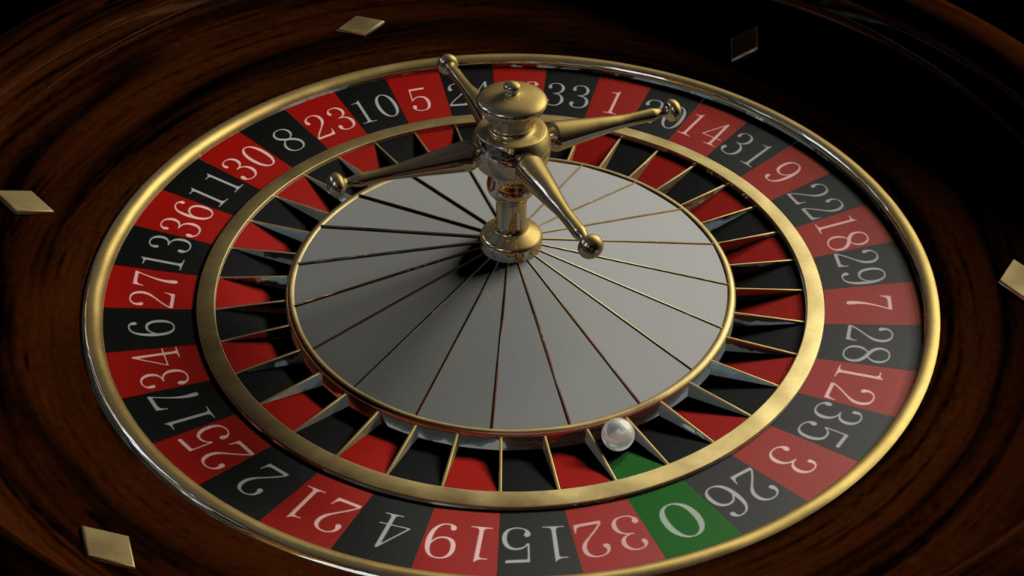 a roulette wheel