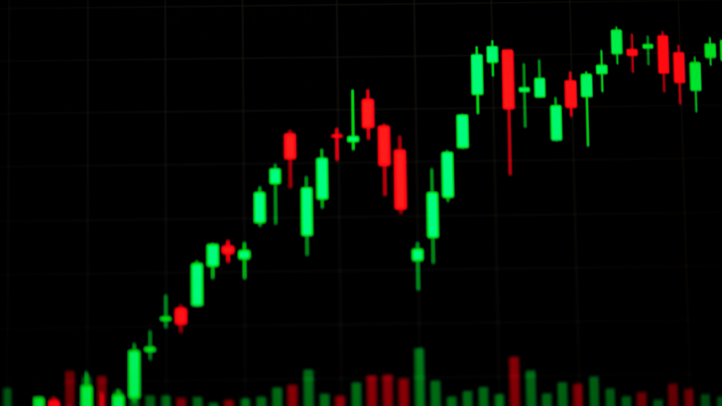 an image of a stock chart on a computer screen