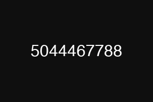 5044467788