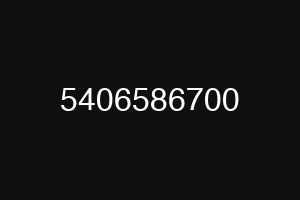 5406586700
