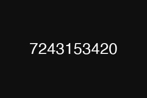 7243153420