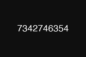 7342746354
