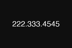 222.333.4545